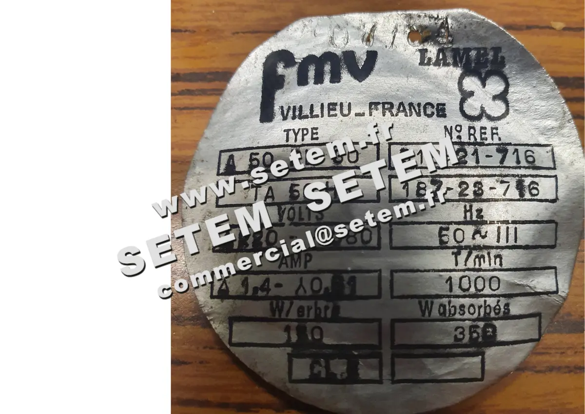 1809001050-VENTILATEUR FMV A50.PL30 TA50H6 *51821716*