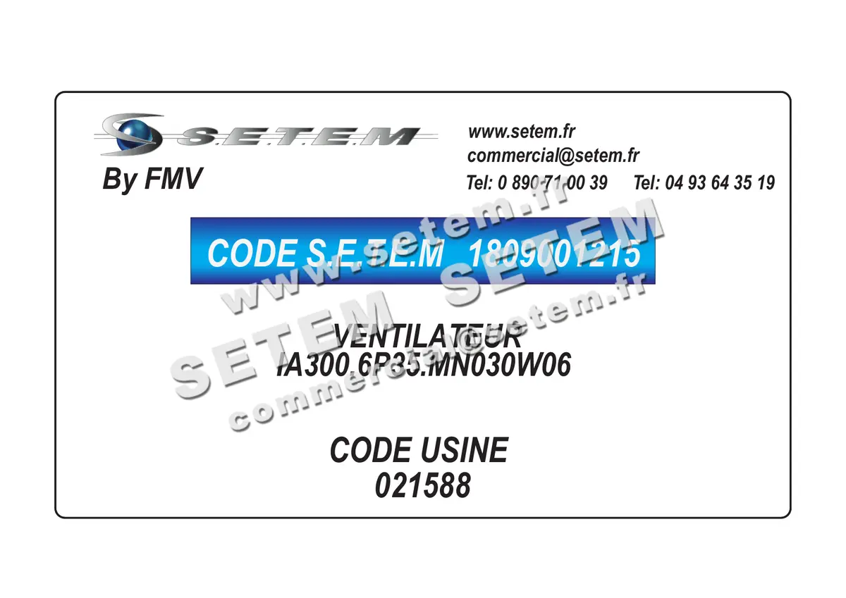 1809001215-VENTILATEUR FMV IA300.6P35.MN030W06 *21588*