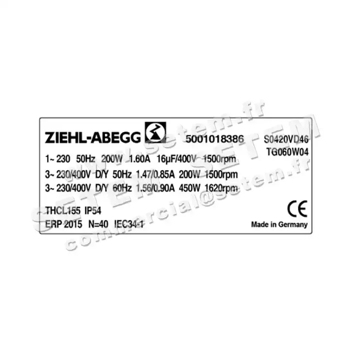 1809001686-VENTILATEUR FMV S0420VD46.TG060W04 *5001018386* 3