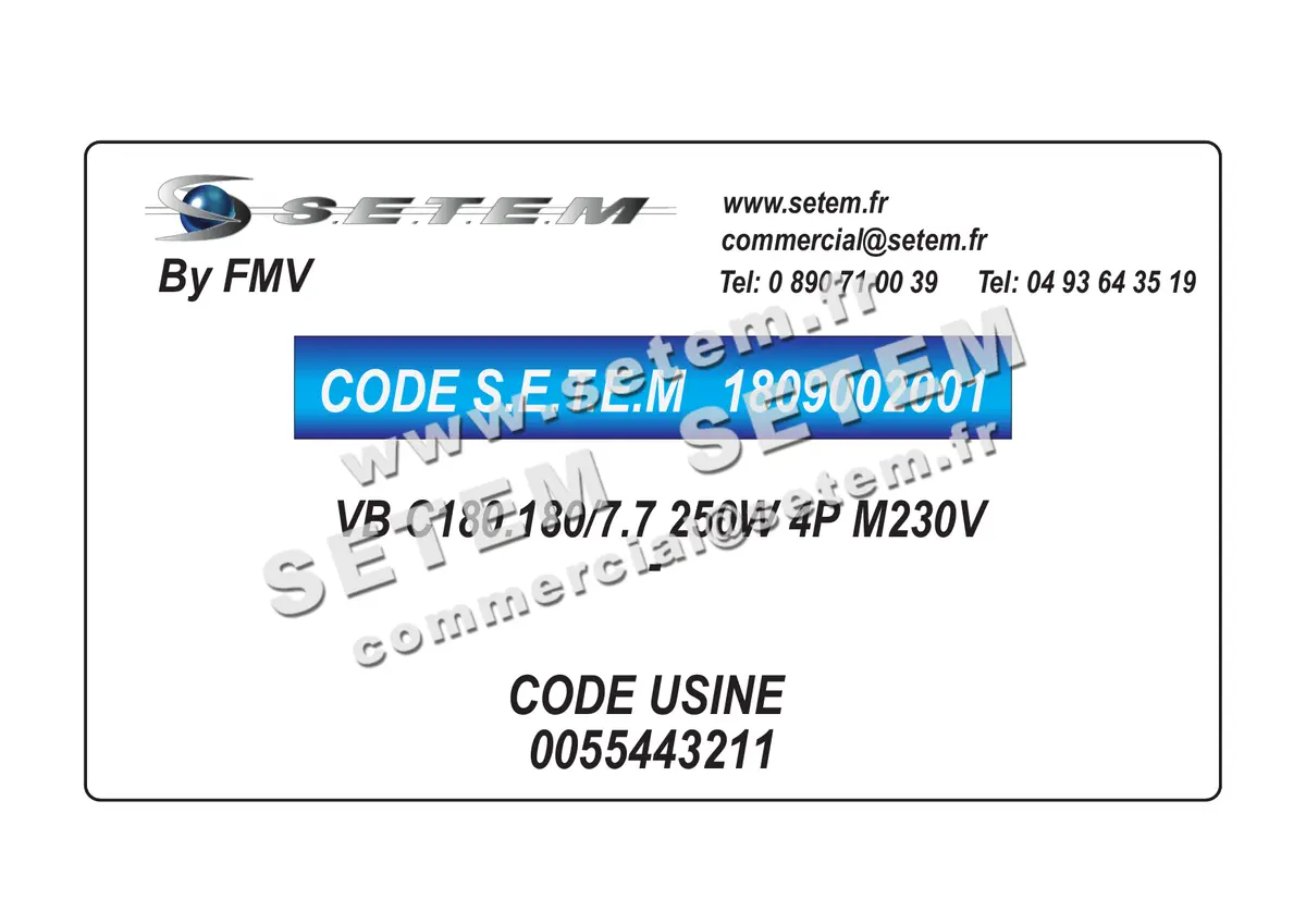 1809002001-MOTO-VENTILATEUR VB C180.180/7.7 250W 4P M230V FMV *0055443211*
