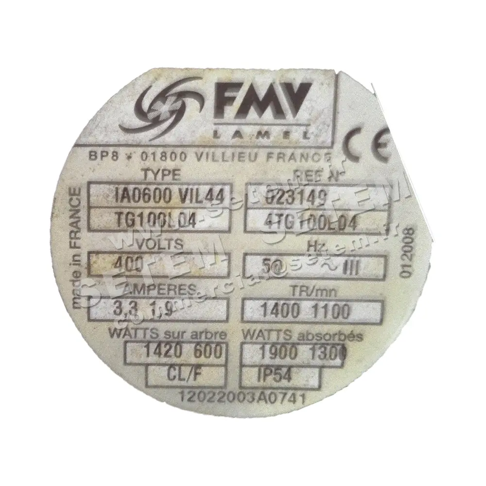 1809002036-VENTILATEUR FMV IA0600VIL44.TG100L04 *23149*