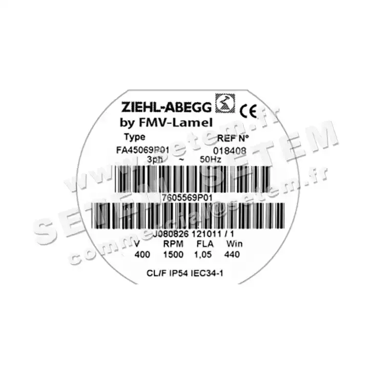 1809002041-VENTILATEUR FMV FA45069P01 *18408* 3