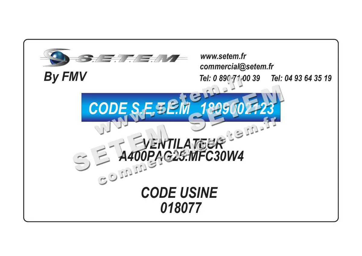 1809002123-VENTILATEUR FMV A400PAG25.MFC30W4 *18077*