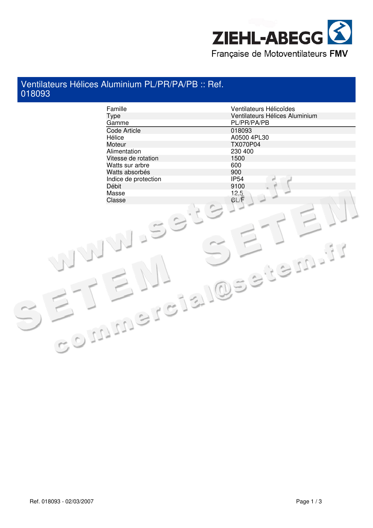 1809002234-VENTILATEUR FMV A0500.4PL30.TX070P04 *18093* 5