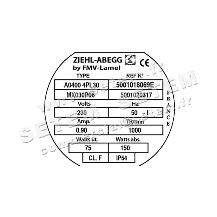 1809002274-VENTILATEUR FMV A0400.4PL30.MX030P06 *5001018069E* 3