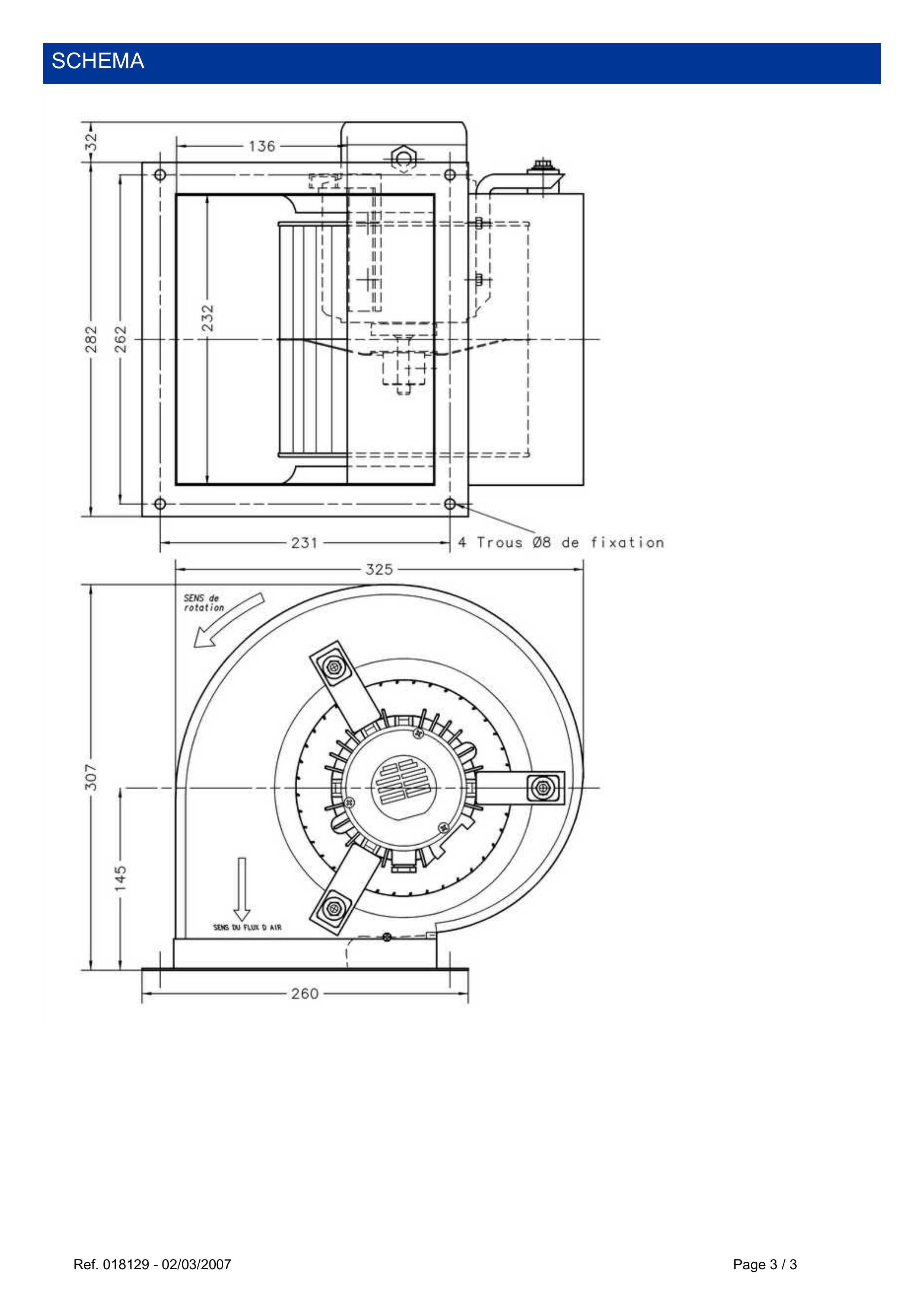 1809002551-VENTILATEUR FMV DD7/7 MFC50W4 147W 4P M230V *18129*