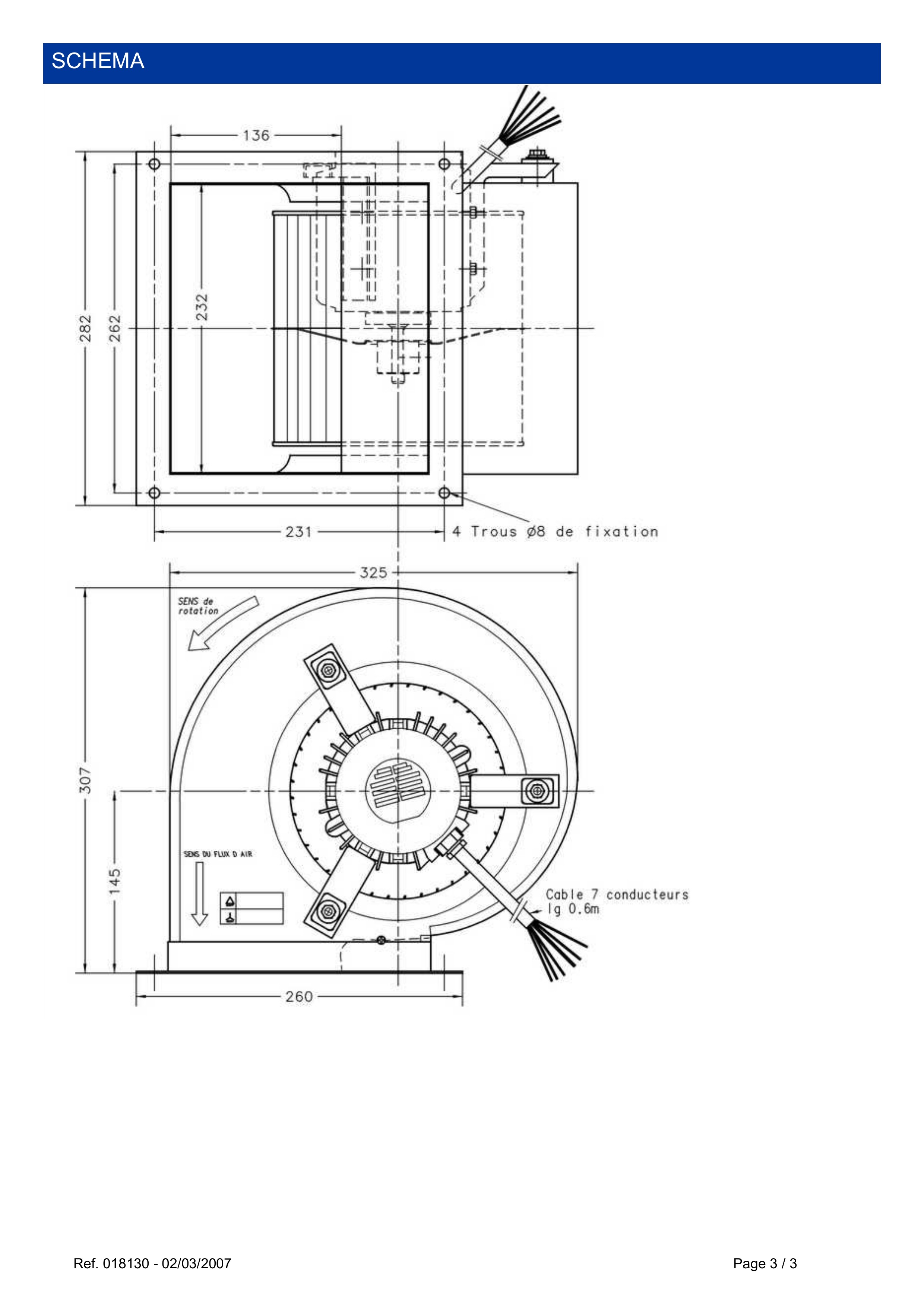 1809002552-VENTILATEUR FMV DD7/7 TF40W4 147W 4P T230/400V *18130*