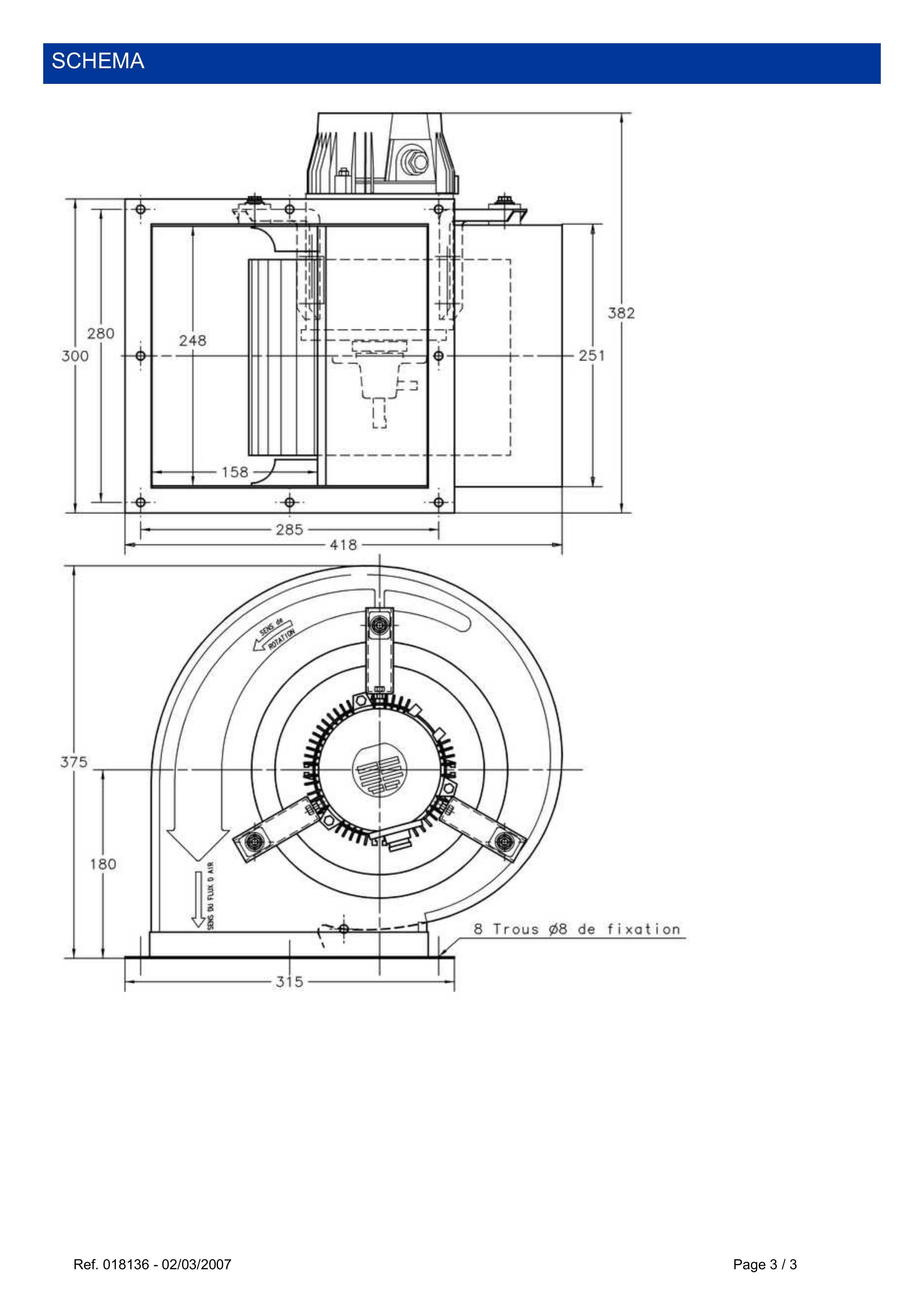 1809002554-VENTILATEUR FMV DD9/7 MXC70P4 370W 4P M230V *18136*
