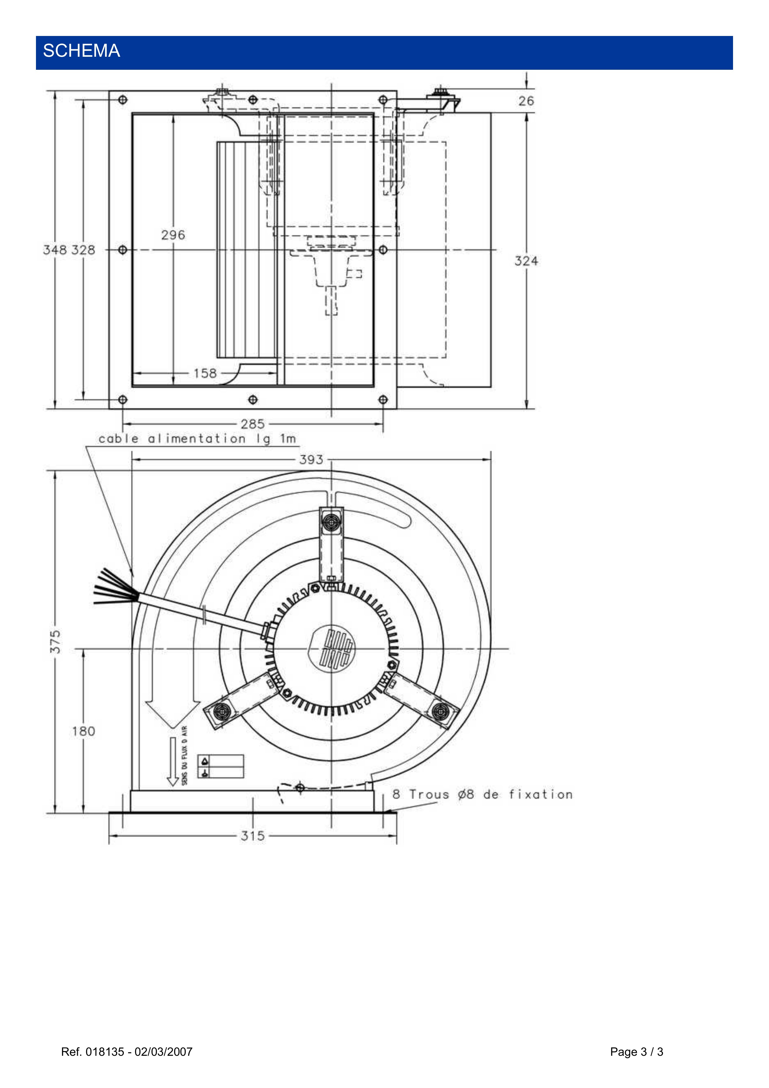 1809002558-VENTILATEUR FMV DD9/9 TX60P6 245W 6P T230/400V *18135*