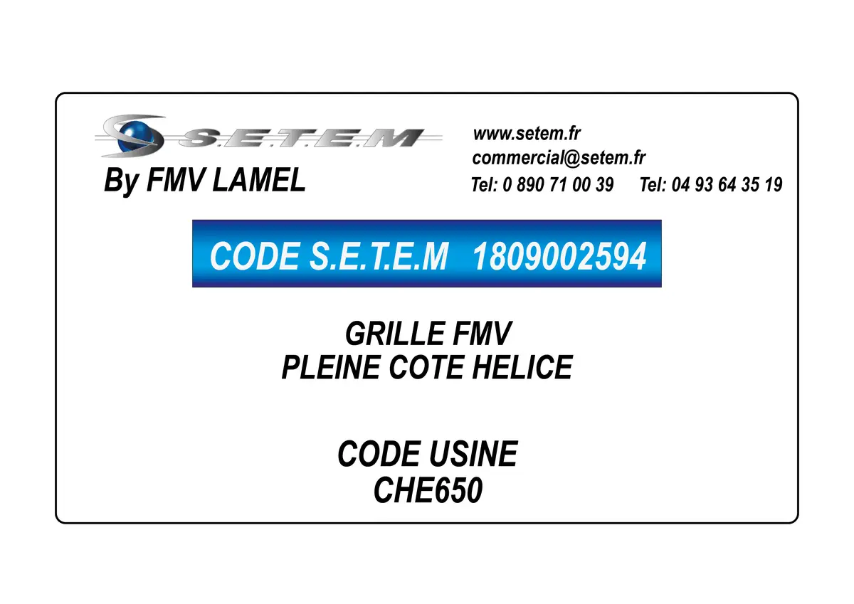 1809002594-GRILLE FMV PLEINE COTE HELICE CHE650