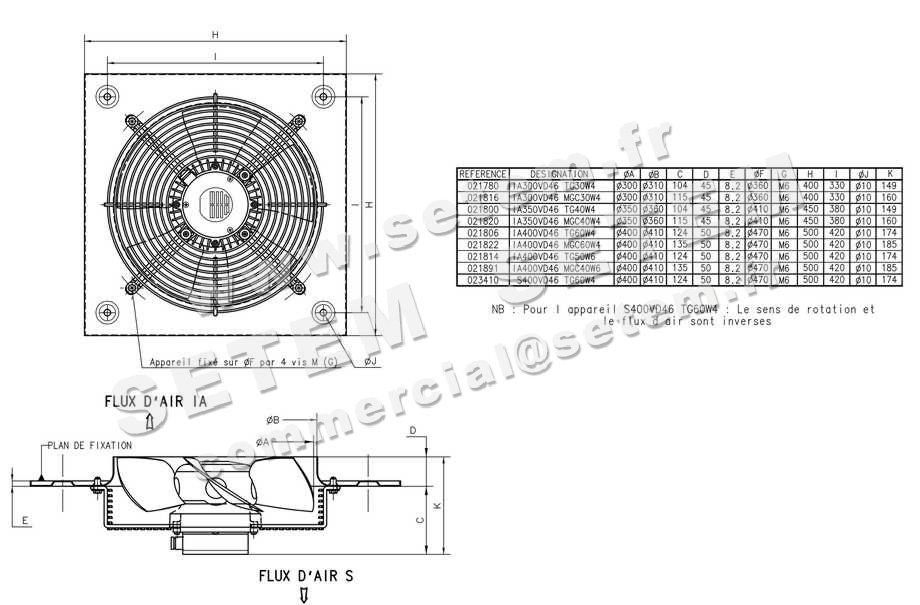 1809002677-VENTILATEUR FMV IA0300VD46.MG030W04 *28903* 6