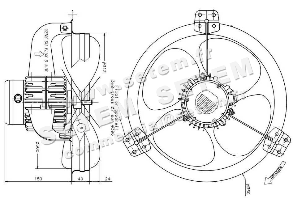 1809002805-VENTILATEUR FMV A0300.4PL30.MF030W04 *18046* 6