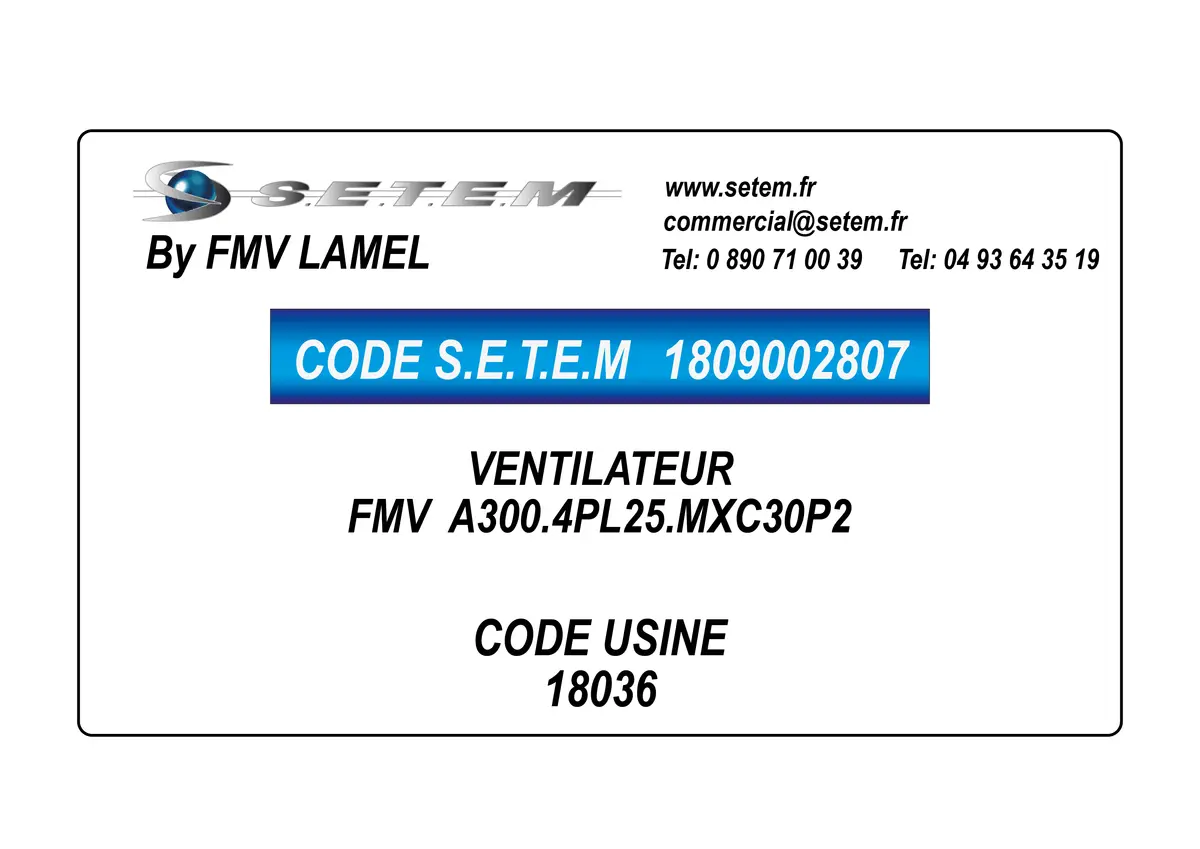 1809002807-VENTILATEUR FMV A300.4PL25.MXC30P2 *18036*