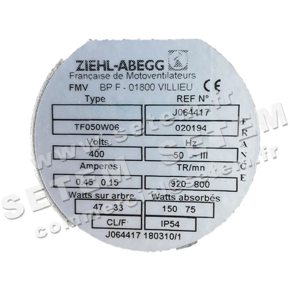 1809003521-MOTEUR FMV TF050W06 *20194*