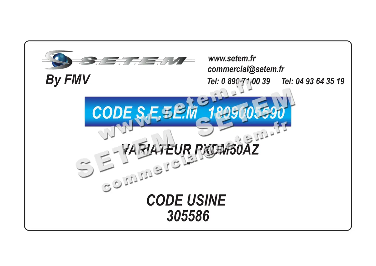 1809005590-VARIATEUR PXDM50AZ FMV 305586