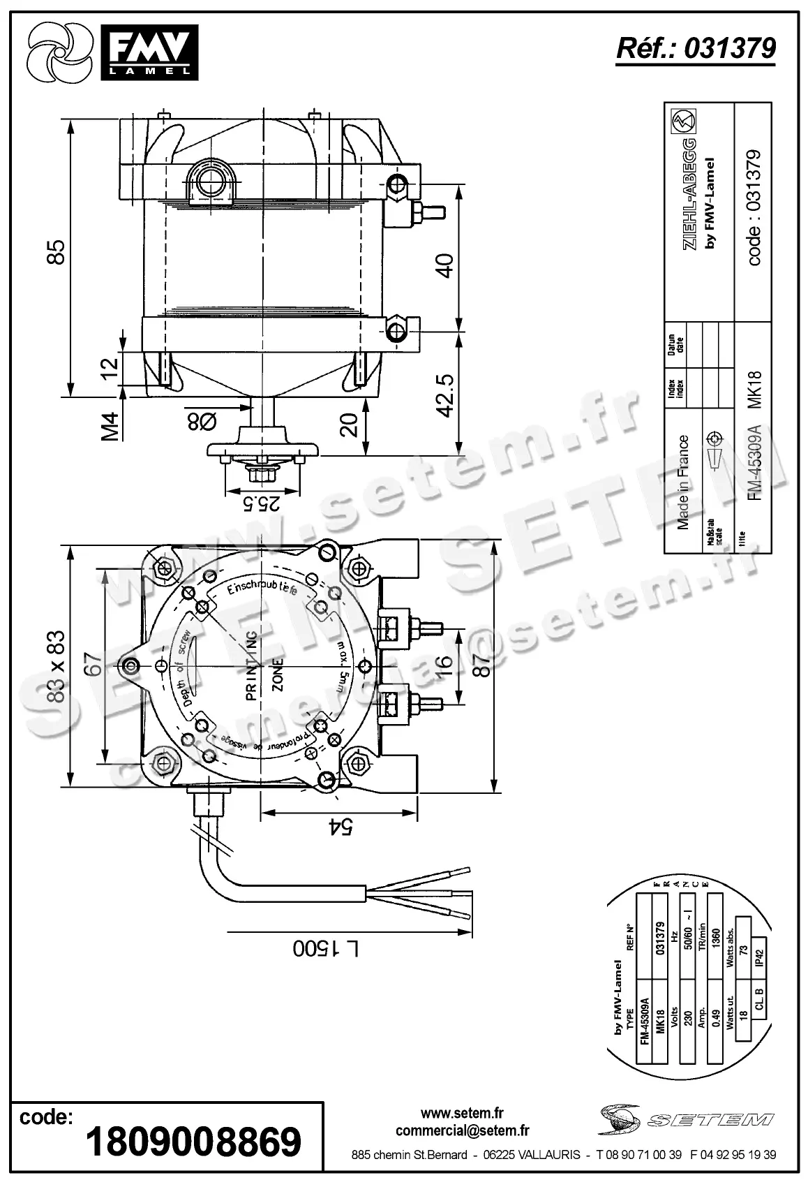 1809008869-MOTEUR FMV MK18 *31379* 2