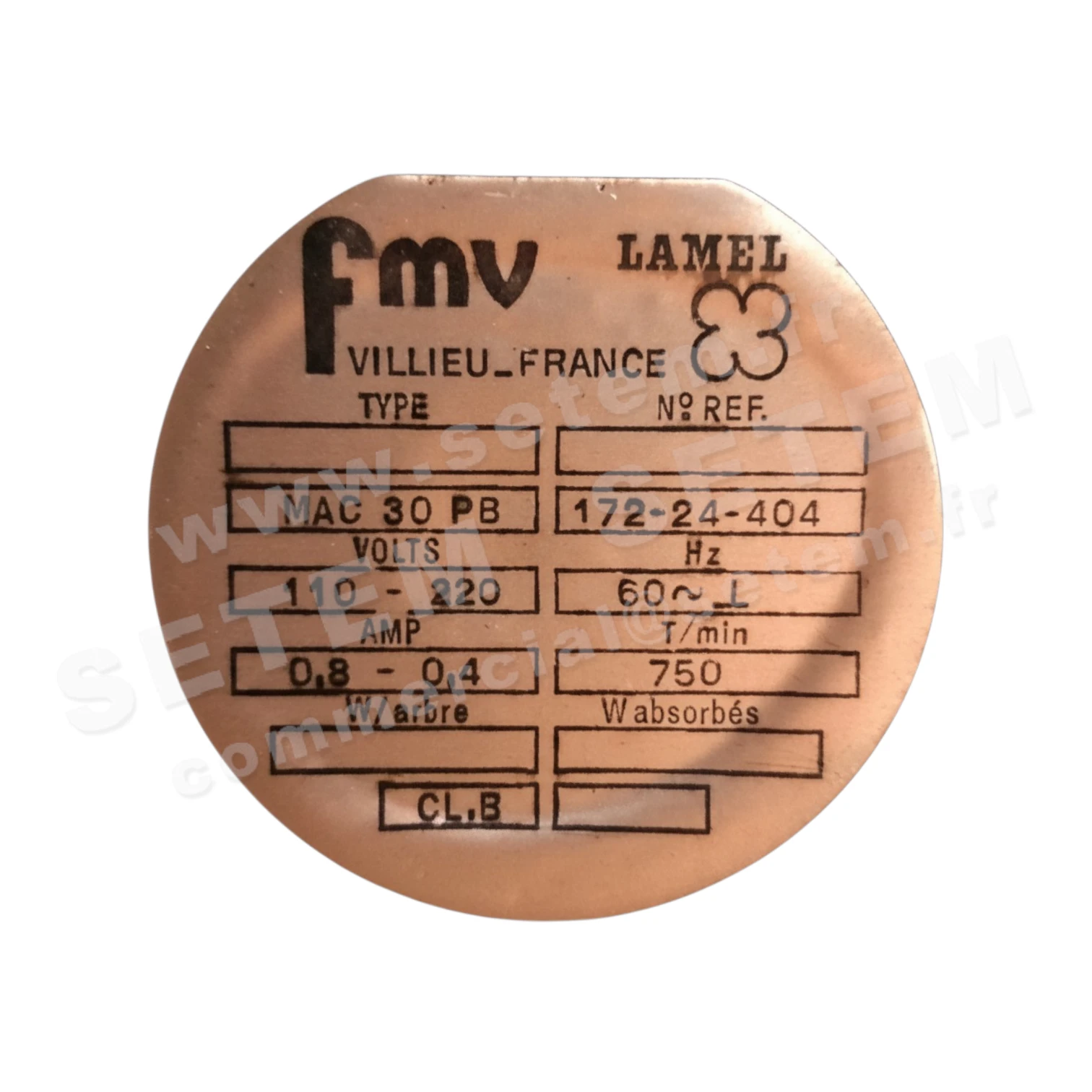 MOTEUR MAC30PB *172-24-404*
