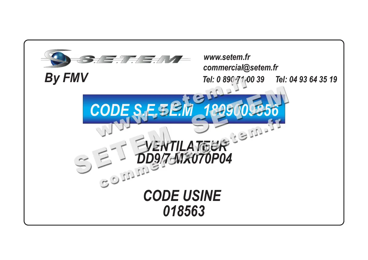 1809009856-VENTILATEUR FMV DD9/7 MX070P04 *18563*