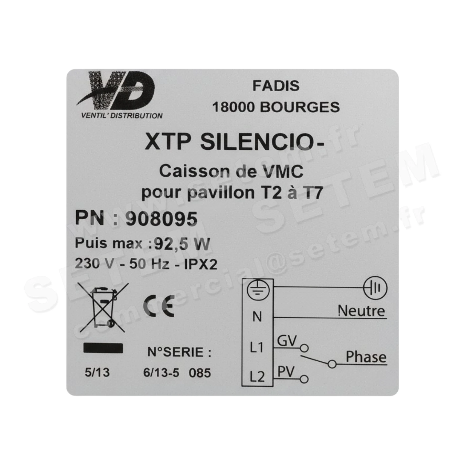CAISSON XTP SILENCIO *908095*