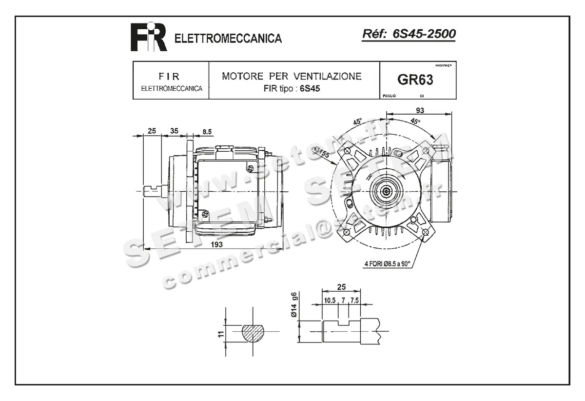1828000045-MOTEUR FIR 6S45.2500 2