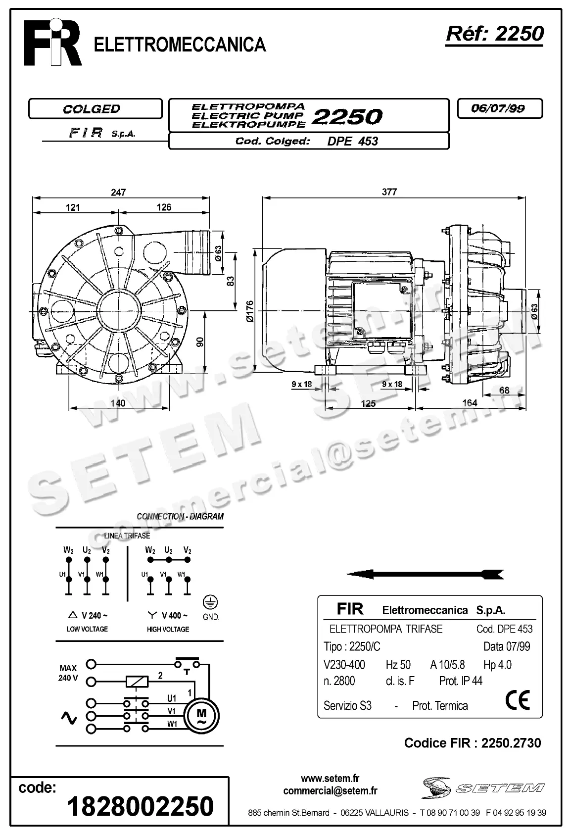 1828002250-POMPE FIR 2250.2730 2