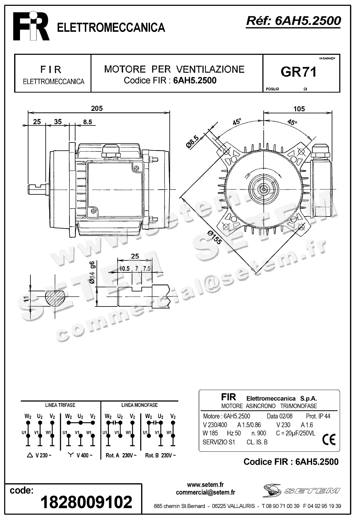 1828009102-MOTEUR FIR 6AH5.2500 2