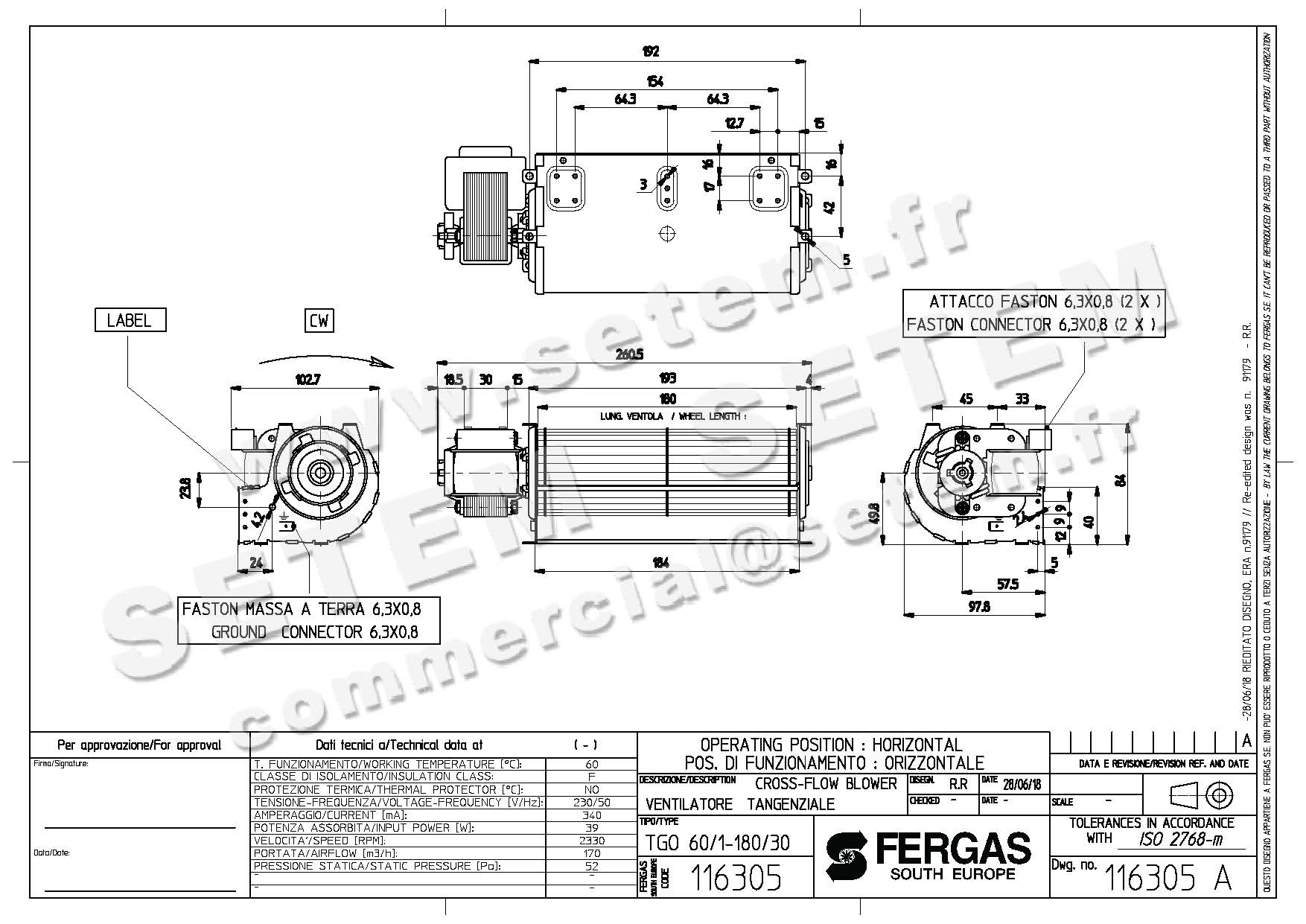 VENTILATEUR 116305 2