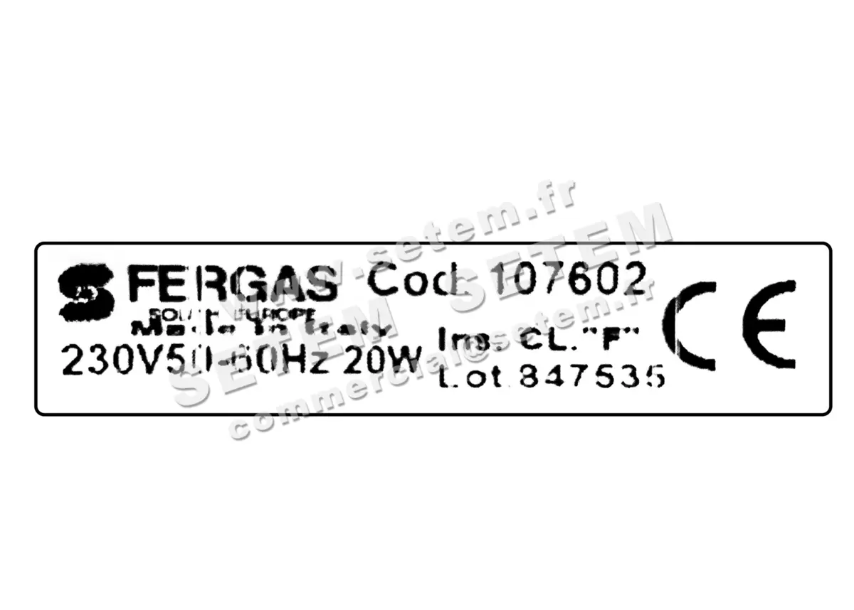 1840007602-VENTILATEUR FERGAS TGA45/2.300/20 *107602* 2