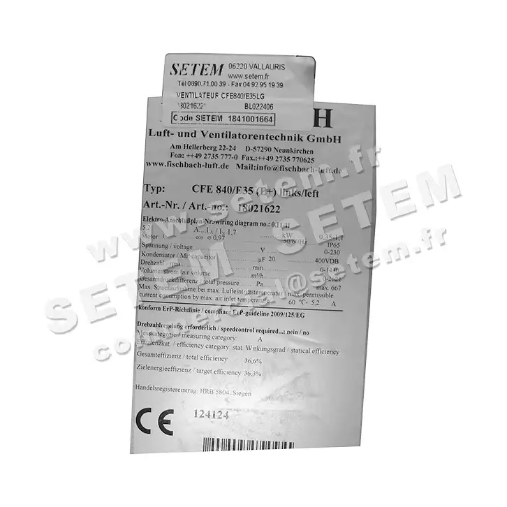1841001766-VENTILATEUR FISCHBACH CFE840/E35LG *18021622*
