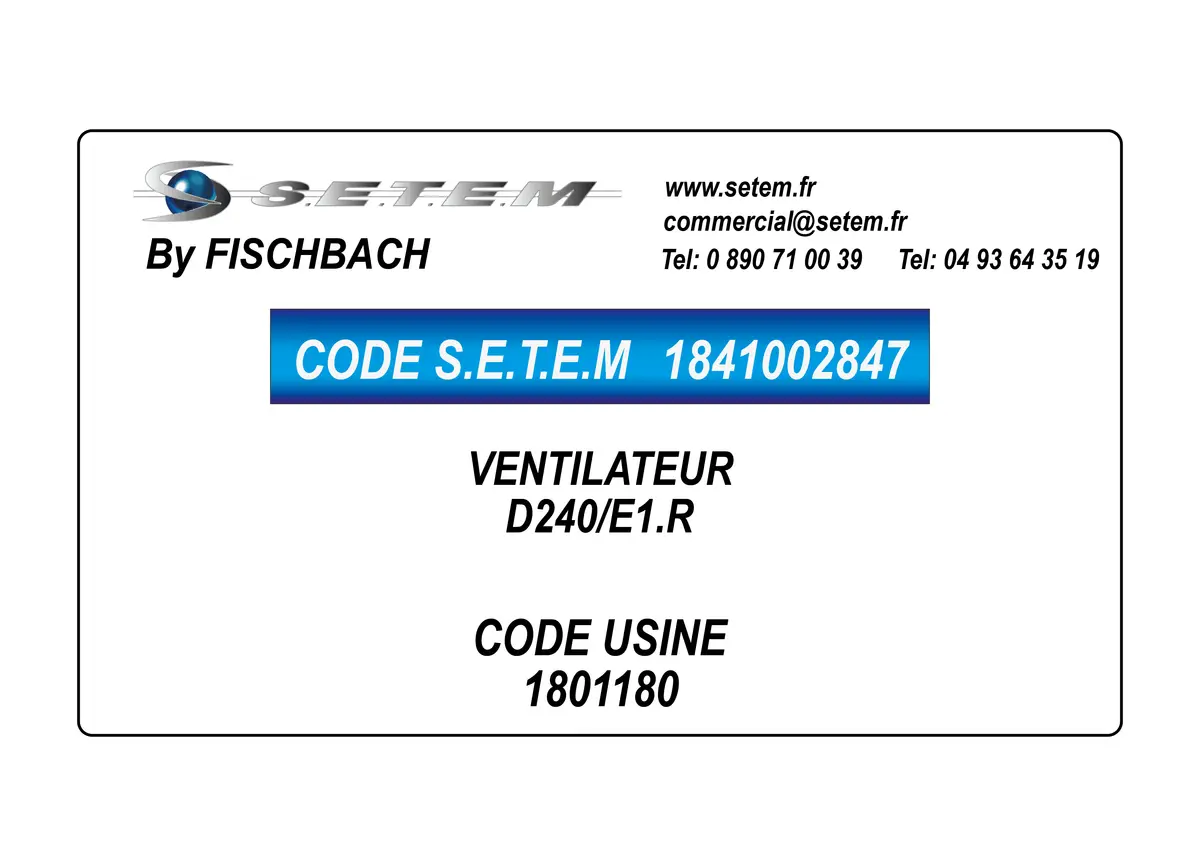 1841002847-VENTILATEUR FISCHBACH D240/E1.R *1801180*