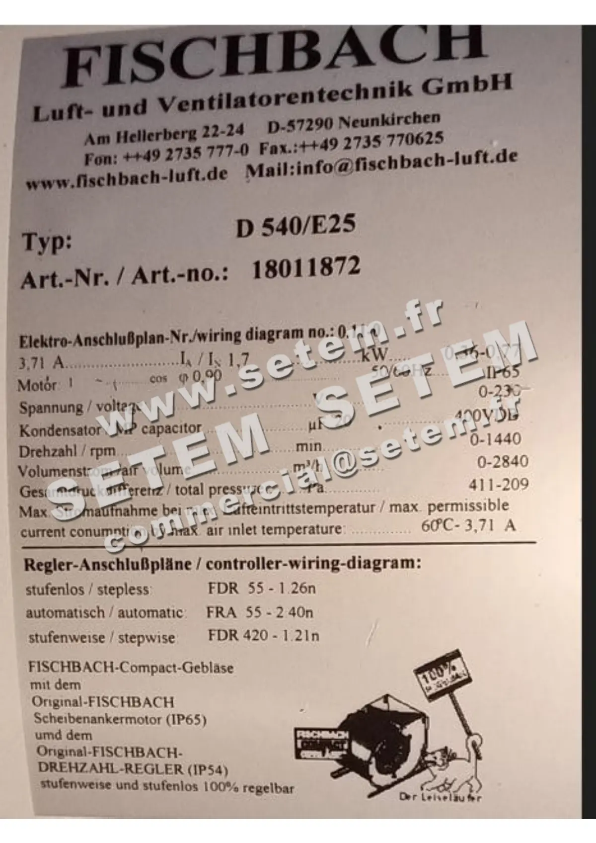 1841006475-VENTILATEUR FISCHBACH D540/E25 *18011872* 4