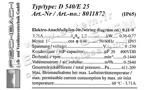 1841006475-VENTILATEUR FISCHBACH D540/E25 *18011872* 2