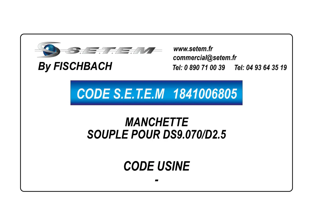 1841006805-MANCHETTE SOUPLE FISCHBACH POUR DS9.070/D2.5