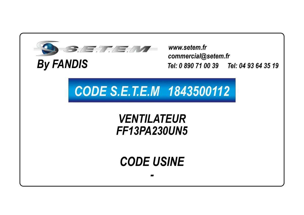 1843500112-VENTILATEUR FANDIS FF13PA230UN5