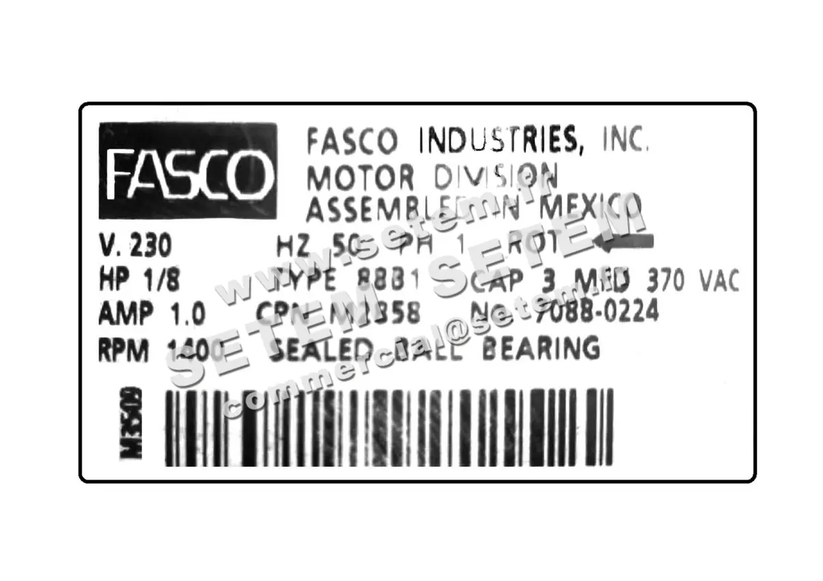 1849000046-MOTEUR FASCO 7088-0224