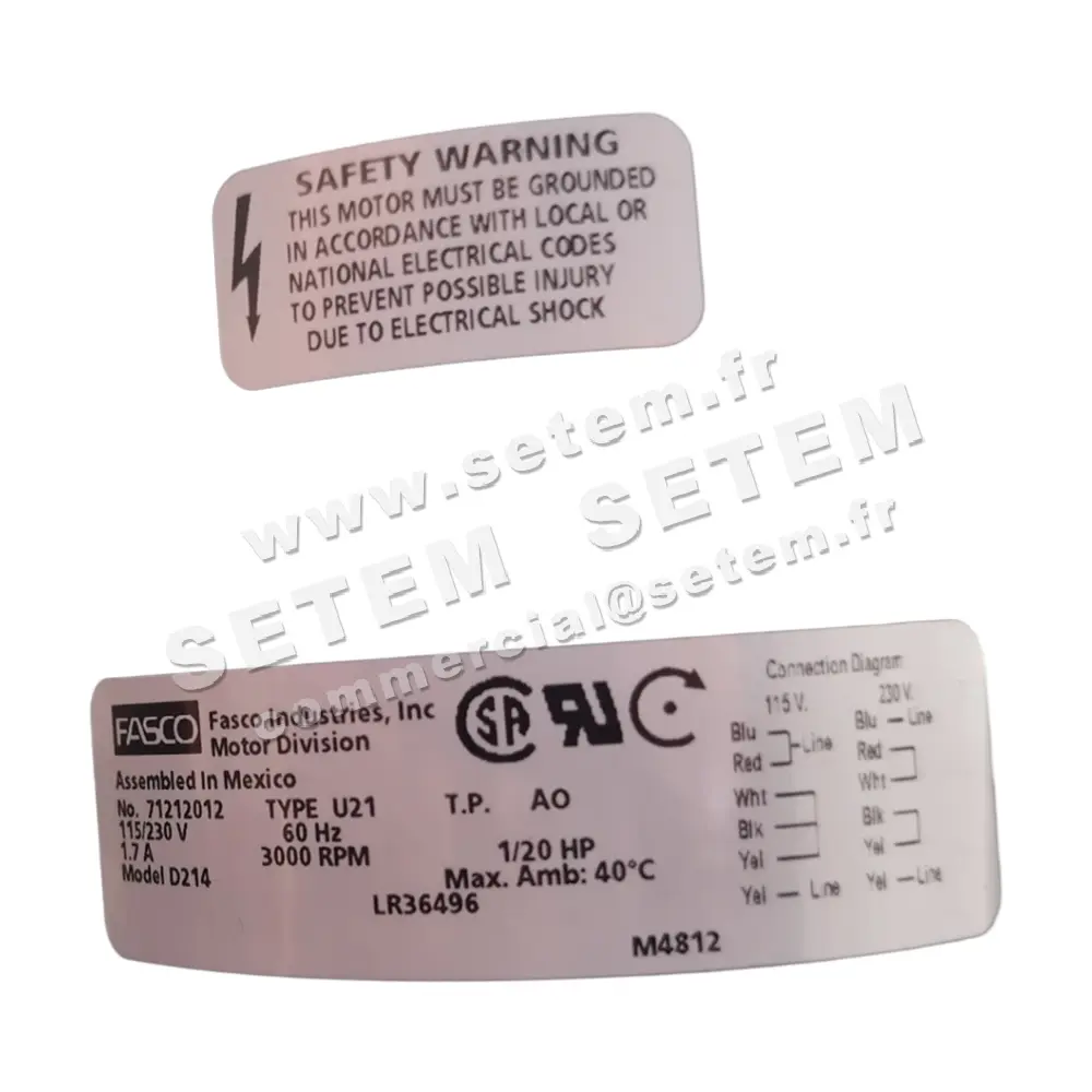1849006262-MOTEUR FASCO U21 D214 *71212012* 2