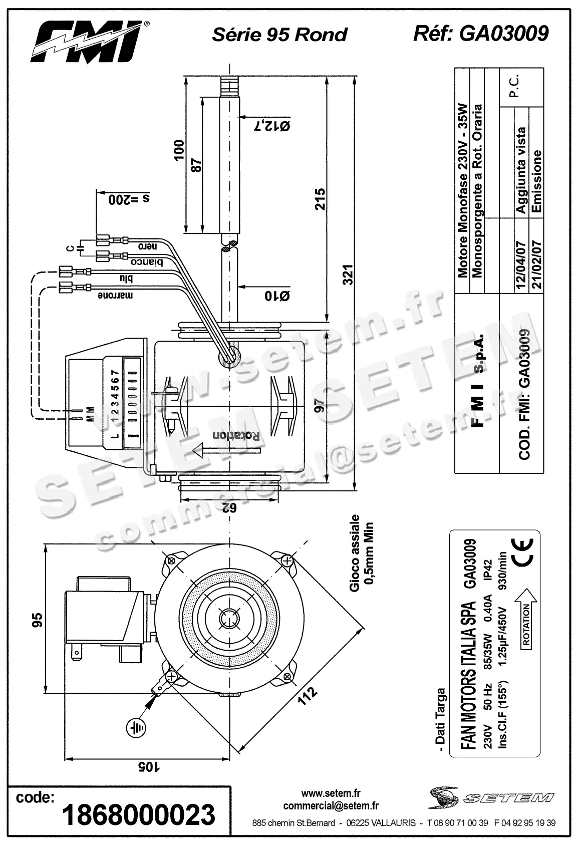 1868000023-MOTEUR FMI G.A03.009 2