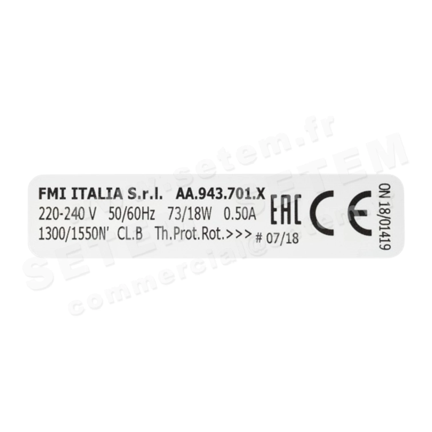 1868000119-MOTEUR FMI AA.943.701.X