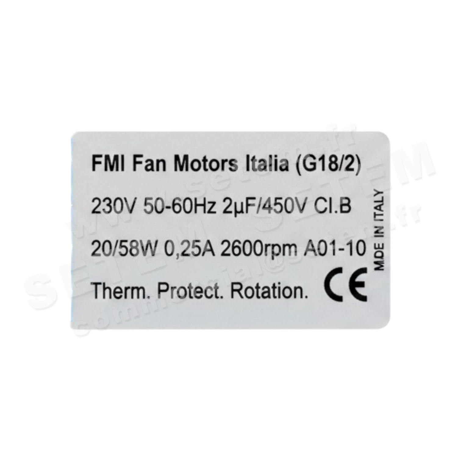 MOTEUR G18/2 *A01-10*