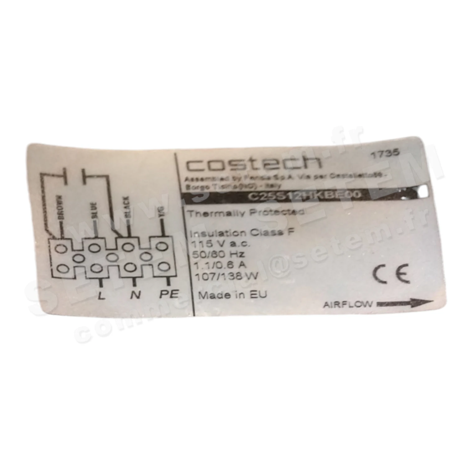 1871006719-VENTILATEUR COSTECH C25S12HKBE00 2