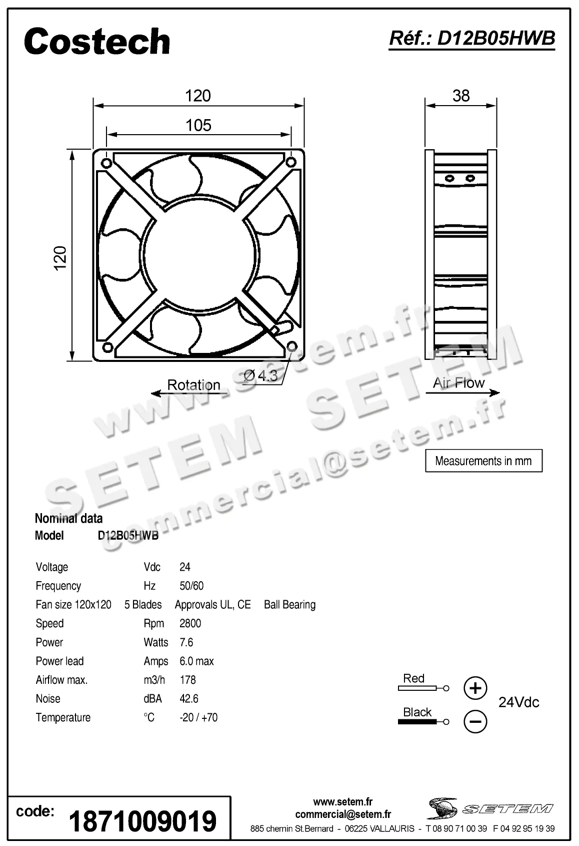 1871009019-VENTILATEUR COSTECH D12B05HWBZ00 4