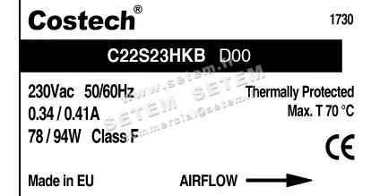 1871009050-VENTILATEUR COSTECH C22S23HKBD00 4