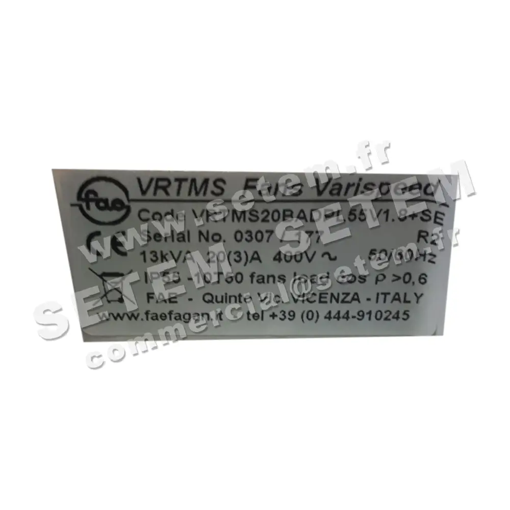 1897000400-VARIATEUR FAE VRTMS20BADPL55V1.8+SE 2