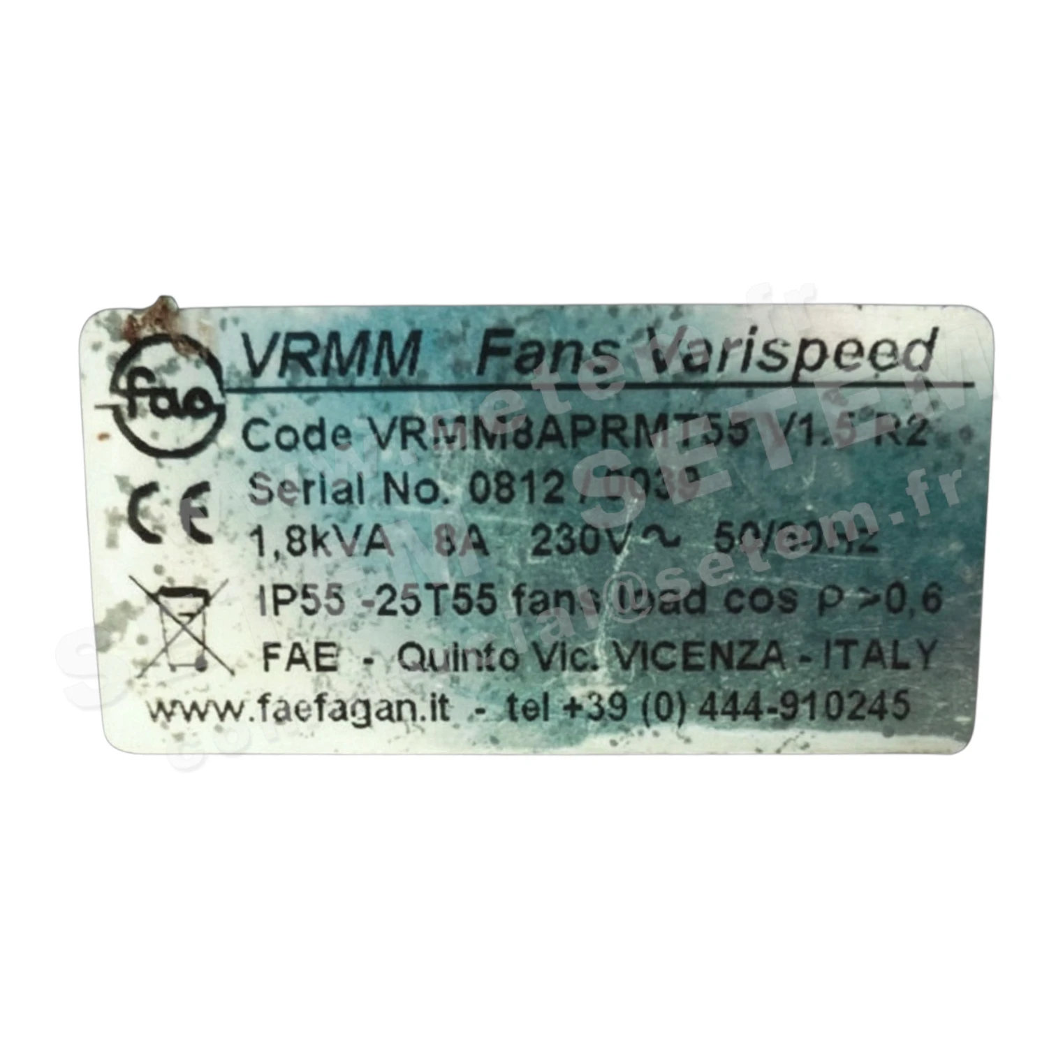 VARIATEUR VRMM8APRMT55V1.5R2