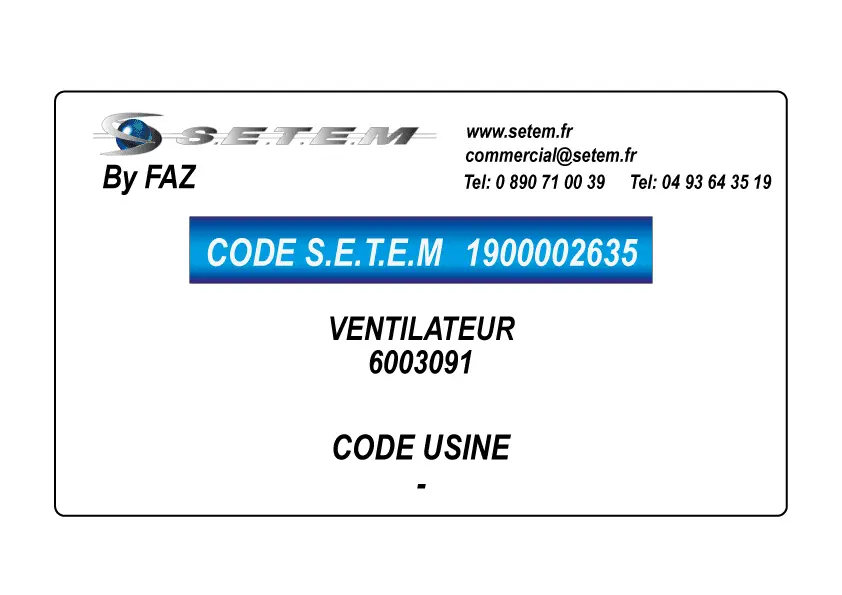 1900002635-VENTILATEUR FAZ 6003091