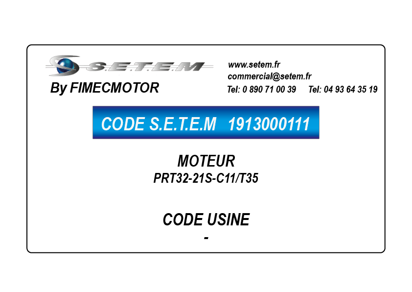 MOTEUR FREIN 3KW 2P T230/400V HA100 B5 H100LA2T