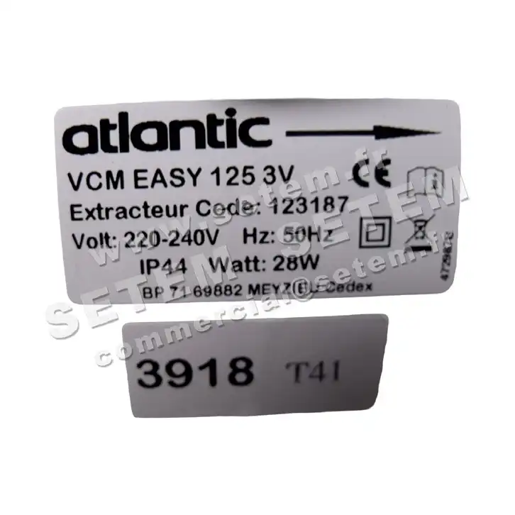 2421002014-VENTILATEUR ATLANTIC VCM.EASY125.3V *123187* 3