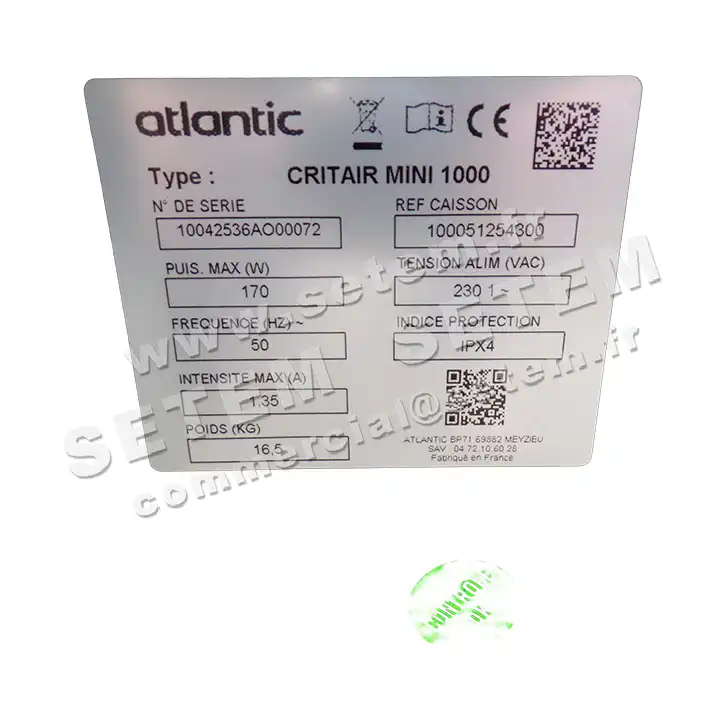 2421004887-CAISSON ATLANTIC CRITAIR MINI 1000