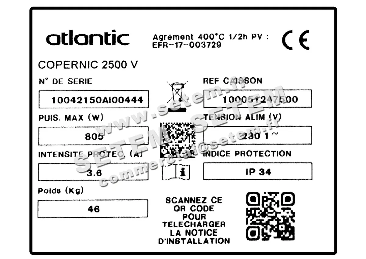 2421005558-CAISSON ATLANTIC COPERNIC V2500 *512475* 5