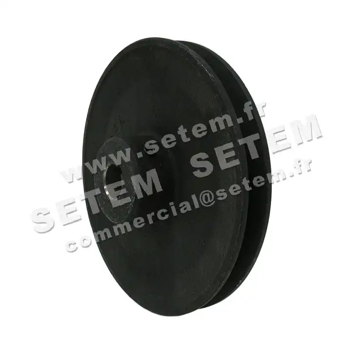 2421009878-POULIE FONTE 1A D160 AVEC MOYEU A20 ATLANTIC 2